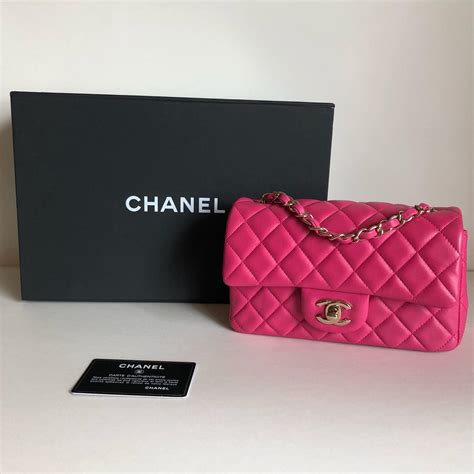 chanel rectangular mini pink bag|chanel 22 small size.